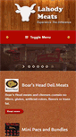 Mobile Screenshot of lahodymeats.com